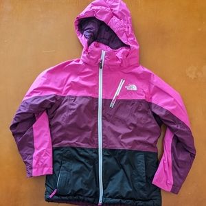North face hyvent winter jacket girls 10/12 M